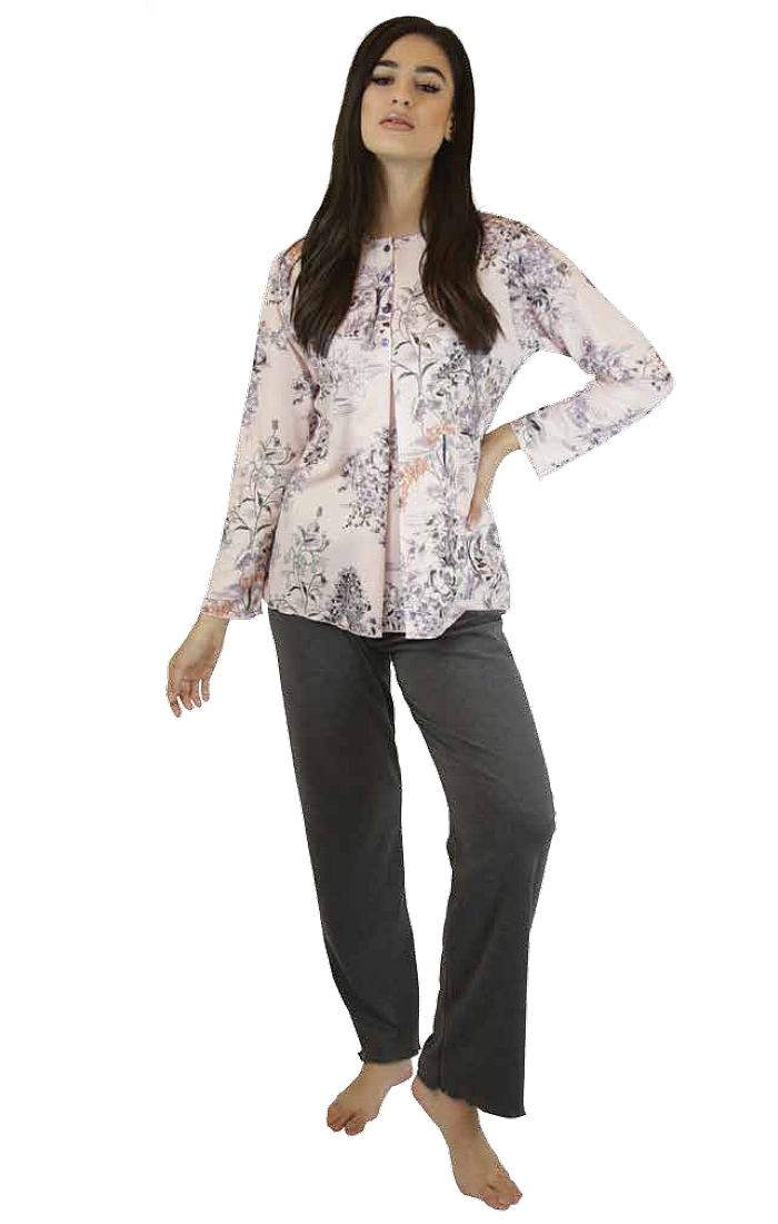 GALAXY - ΓΥΝΑΙΚΕΙΑ ΠΥΖΑΜΑ ΕΜΠΡΙΜΕ ΙΝΤΕΡΛΟΚ, ΚΟΥΦΟΠΙΕΤΑ