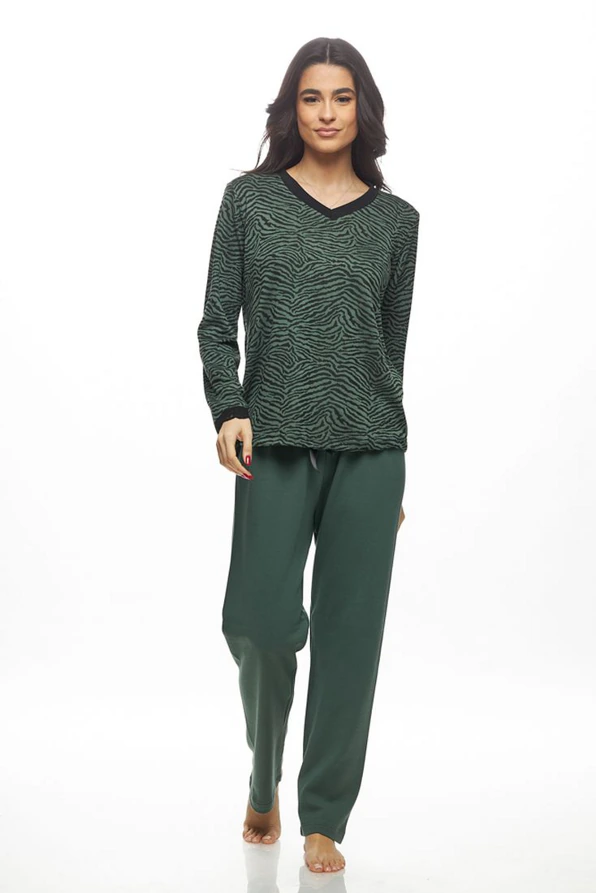 ΓΥΝΑΙΚΕΙΑ ΜΑΚΡΙΑ ΒΑΜΒΑΚΕΡΗ ΙΝΤΕΡΛΟΚ ΠΙΤΖΑΜΑ ANIMAL ZEBRA ΤΥΠΩΜΑ