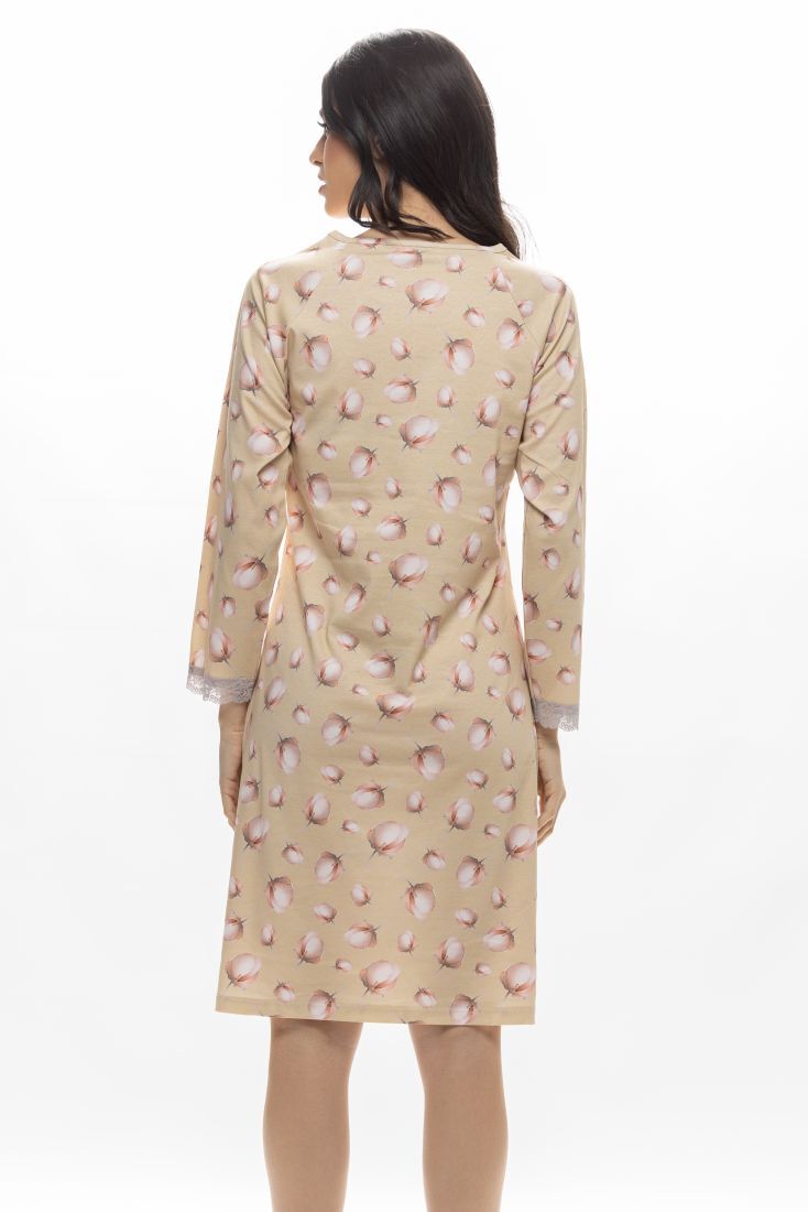 ΓΥΝΑΙΚΕΙΟ MIDI ΙΝΤΕΡΛΟΚ ΝΥΧΤΙΚΟ ΜΕ ΠΑΤΙΛΕΤΑ ΚΑΙ FLORAL ΣΧΕΔΙΟ