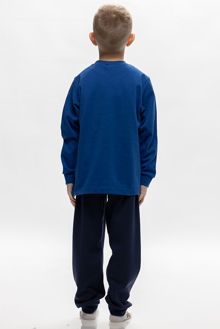 ΑΓΟΡΙΣΤΙΚΗ ΠΑΙΔΙΚΗ ΜΑΚΡΙΑ ΒΑΜΒΑΚΕΡΗ INTERLOCK ΠΙΤΖΑΜΑ ΜΕ ΤΥΠΩΜΑ PATRICK