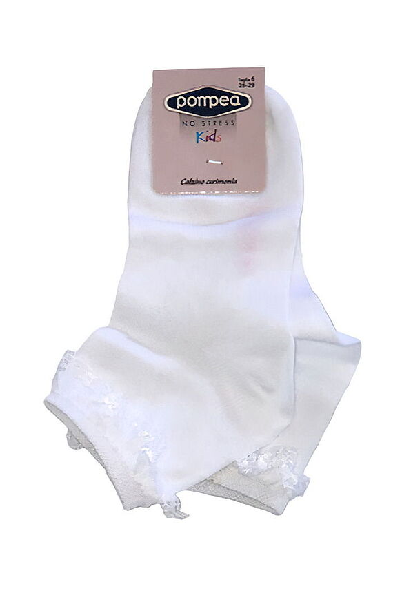 CERIMONIA GIRL MERCERIZED COTTON LACE SOCKS