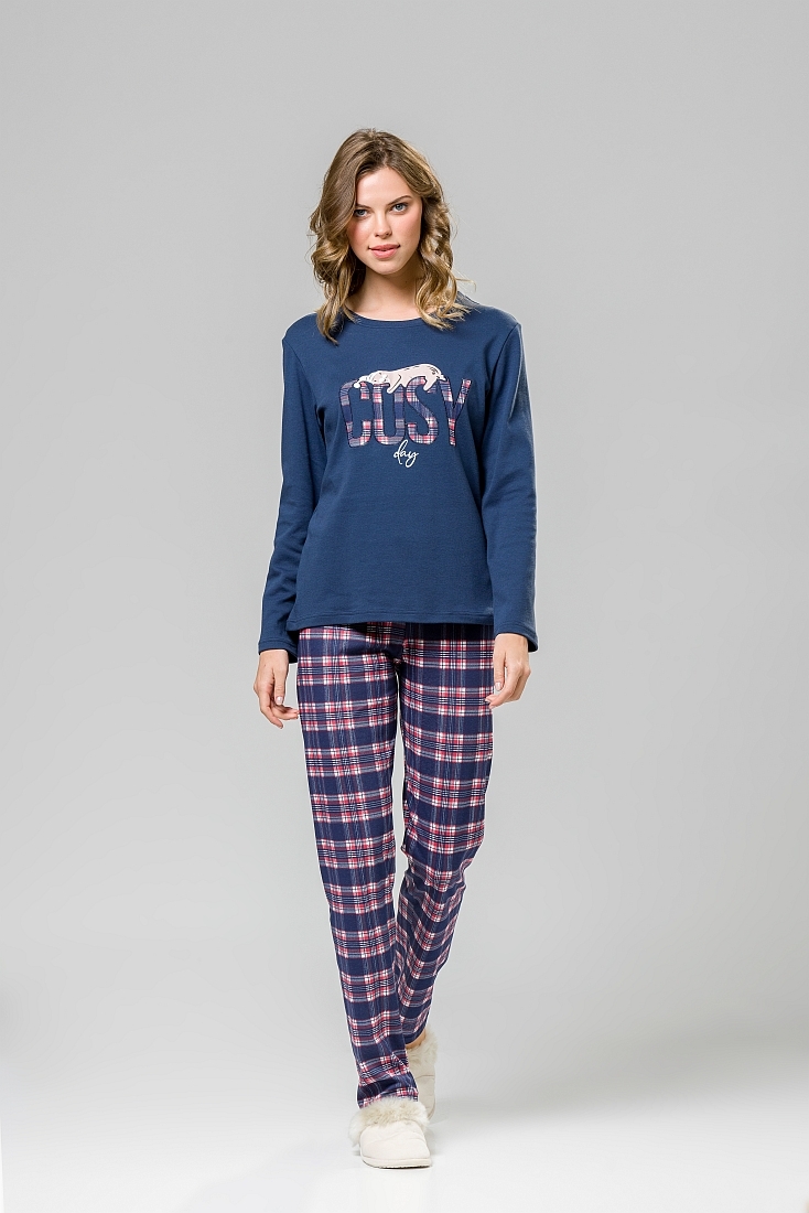 ΓΥΝΑΙΚΕΙΑ ΠΙΤΖΑΜΑ ΒΑΜΒΑΚΕΡΗ ΜΕ ΚΕΝΤΗΜΑ ΦΩΚΙΑ ΚΑΙ ΚΑΡΟ ΠΑΝΤΕΛΟΝΙ