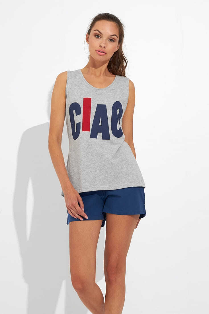 ΓΥΝΑΙΚΕΙΑ MODAL ΠΙΤΖΑΜΑ KONTH ΜΕ ΣΤΑΜΠΑ CIAO ΑΜΑΝΙΚΗ ΜΕ ΑΝΟΙΧΤΟ ΛΑΙΜΟ