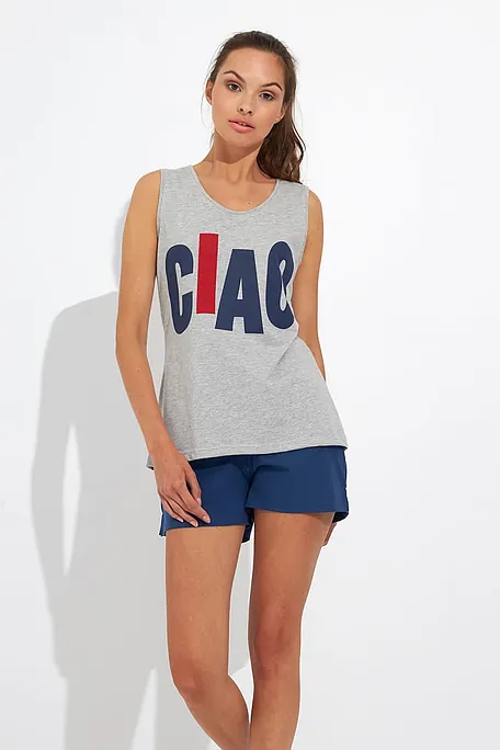 ΓΥΝΑΙΚΕΙΑ MODAL ΠΙΤΖΑΜΑ KONTH ΜΕ ΣΤΑΜΠΑ CIAO ΑΜΑΝΙΚΗ ΜΕ ΑΝΟΙΧΤΟ ΛΑΙΜΟ