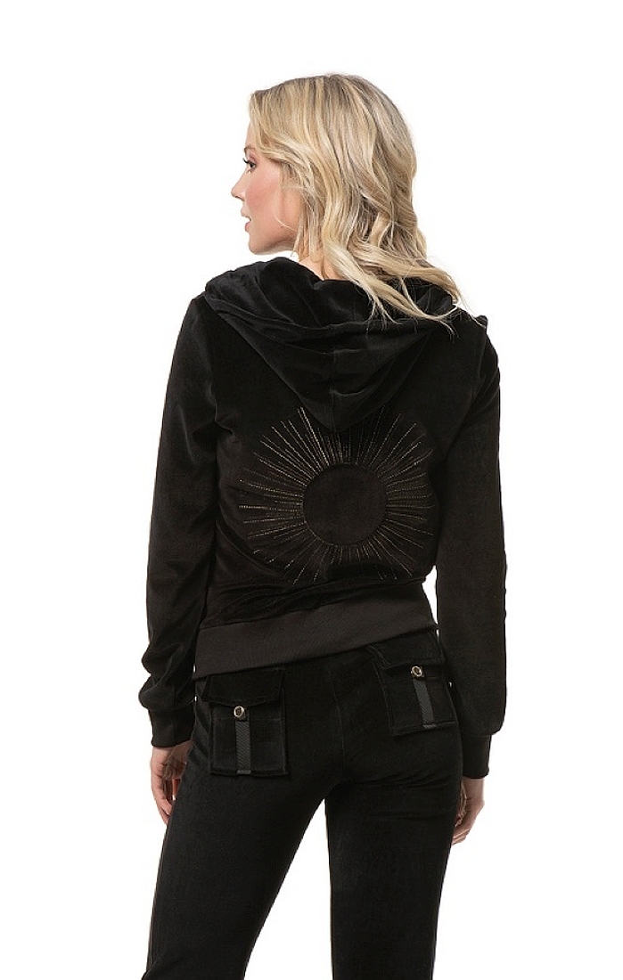 HARMONY - ΓΥΝΑΙΚΕΙΟ JACKET ΒΑΜΒΑΚΕΡΟ ΒΕΛΟΥΤΕ ΜΕ ΚΕΝΤΗΜΑ ΗΛΙΟΣ