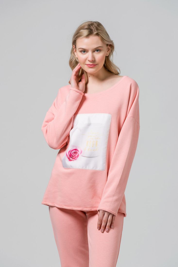 HARMONY - ΓΥΝΑΙΚΕΙΑ ΒΑΜΒΑΚΕΡΗ ΠΥΖΑΜΑ ΜΕ ΣΧΕΔΙΟ