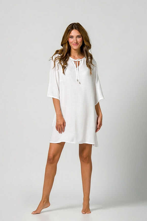 ΓΥΝΑΙΚΕΙΟ ΚΑΦΤΑΝΙ ΑΠΌ ΒΙΣΚΟΖΗ ΣΕ ΦΑΡΔΙΑ ΓΡΑΜΜΗ ΜΟΝΟΧΡΩΜΟ ΛΑΙΜΟΚΟΨΗ ΜΕ ΚΟΡΔΟΝΙ ΤΡΟΥΑΚΑΡ ΜΑΝΙΚΙ