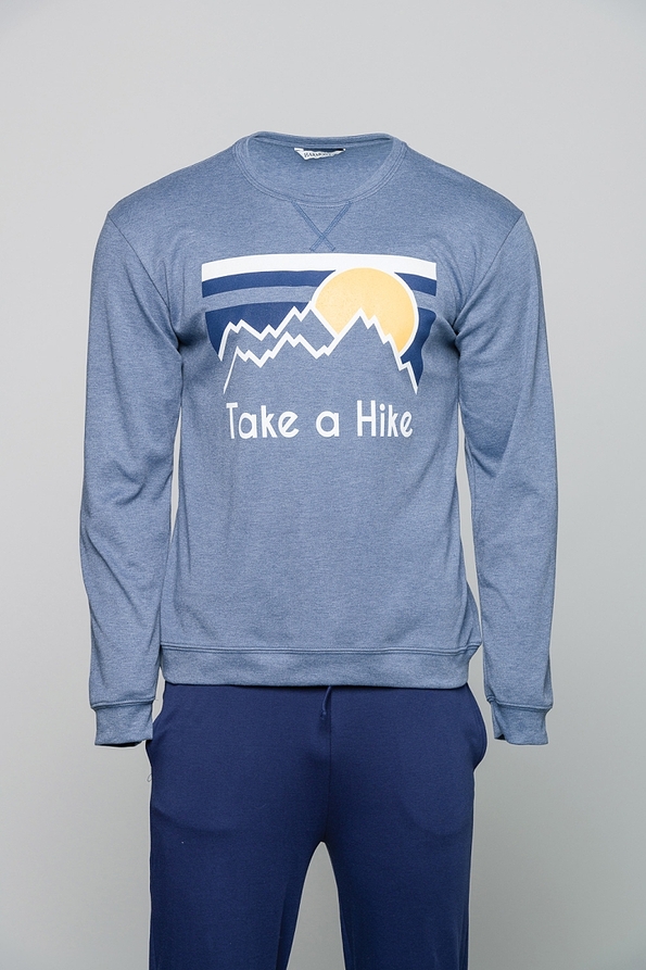 HARMONY- MEN FASHION COTTON PYZAMAS WITH MOTIF