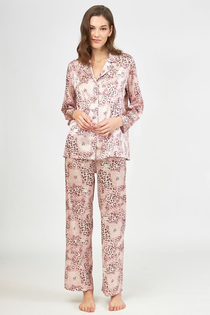 ΓΥΝΑΙΚΕΙΑ ΜΑΚΡΙΑ ΣΑΤΕΝ ΠΙΤΖΑΜΑ ΛΕΟΠΑΡ ΣΧΕΔΙΟ