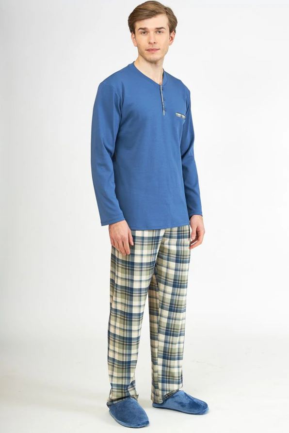 ΑΝΔΡΙΚΗ ΜΑΚΡΙΑ ΒΑΜΒΑΚΕΡΗ ΠΙΤΖΑΜΑ ΜΕ ΚΑΡΟ ΠΑΝΤΕΛΟΝΙ ΚΑΙ ΠΑΤΙΛΕΤΑ