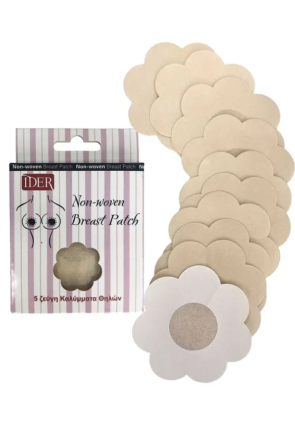 5-PACK ΣΕΤ ΑΥΤΟΚΟΛΛΗΤΟ ΚΑΛΥΜΜΑ ΘΗΛΗΣ 7,5 ΕΚ. ΣΤΟ ΧΡΩΜΑ ΤΟΥ ΔΕΡΜΑΤΟΣ ΣΧΗΜΑ ΛΟΥΛΟΥΔΙ