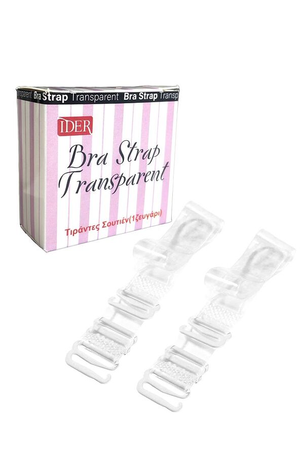 SILICONE BRA ADJUSTABLE STRAPS OF 1 CM WIDTH 2 PIECES