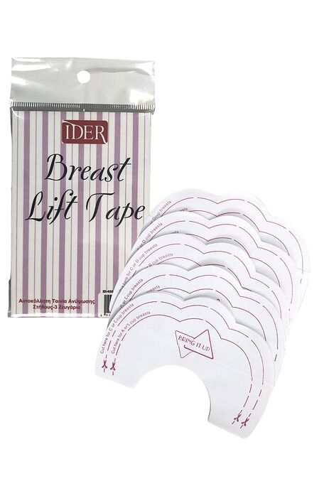 3-PACK DISPOSABLE INSTANT BREAST LIFT TAPE ADHESIVE BRA NO NIPPLE COVERAGE