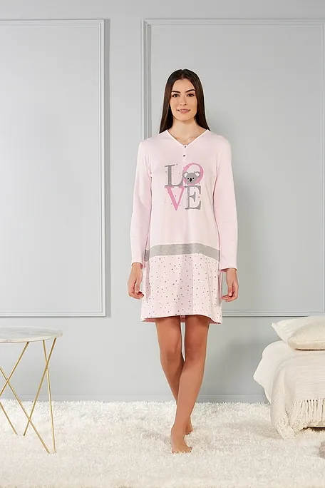 ΓΥΝΑΙΚΕΙΟ ΝΥΧΤΙΚΟ ΒΑΜΒΑΚΕΡΟ ΠΑΤΙΛΕΤΑ ΜΕ ΣΤΑΜΠΑ LOVE ΚΟΑΛΑ