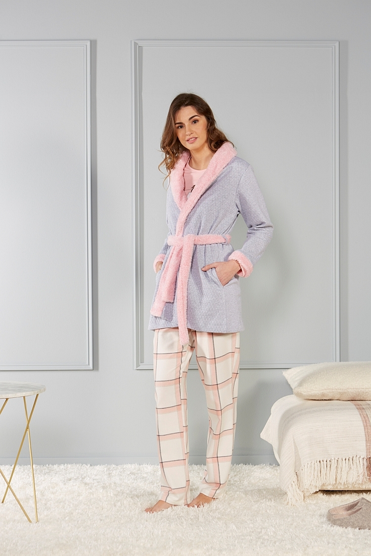 ΓΥΝΑΙΚΕΙΑ ΡΟΜΠΑ ΚΟΝΤΗ ΣΤΑΥΡΩΤΗ ΜΕ ΤΣΕΠΕΣ ΔΙΧΡΩΜΙΑ ΣΤΑ ΜΑΝΙΚΙΑ ΠΕΤΑ ΖΩΝΗ