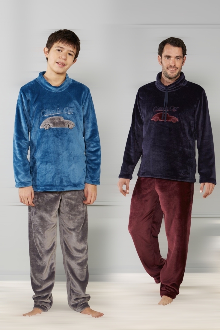 ΑΓΟΡΙΣΤΙΚΗ ΠΙΤΖΑΜΑ FLEECE ΜΕ ΣΧΕΔΙΟ ΣΚΑΡΑΒΑΙΟ ΑΝΟΙΧΤΟ ΜΠΑΤΖΑΚΙ ΚΛΕΙΣΤΟ ΛΑΙΜΟ