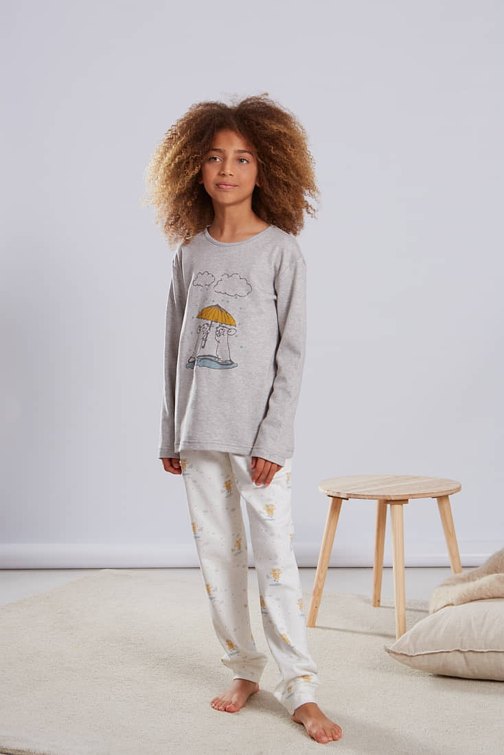 ΚΟΡΙΤΣΙΣΤΙΚΗ ΜΑΚΡΙΑ ΒΑΜΒΑΚΕΡΗ INTERLOCK ΠΙΤΖΑΜΑ ΜΕ ΤΥΠΩΜΑ ΠΟΝΤΙΚΑΚΙΑ