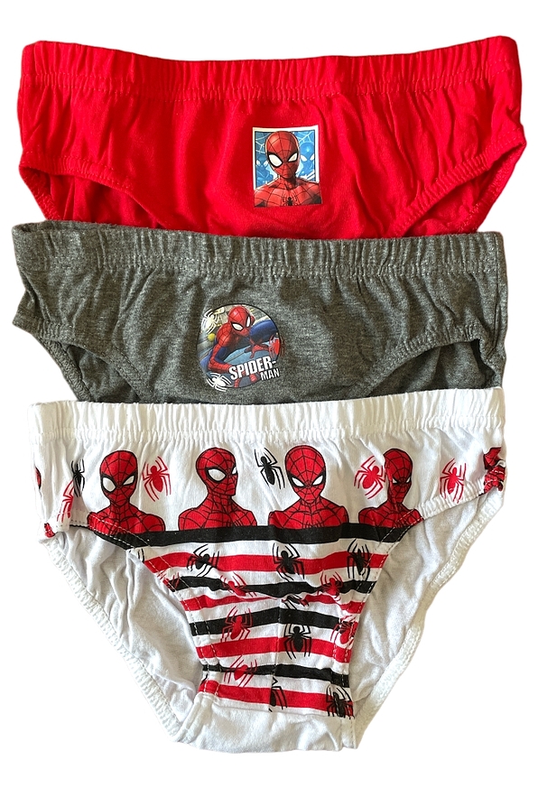 SPIDERMAN MARVEL 3-PACK BOY COTTON BRIEFS
