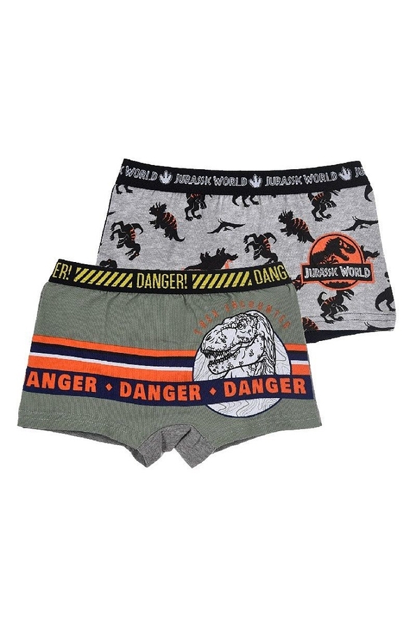 JURASSIC WORLD 2-PACK ΑΓΟΡΙΣΤΙΚΑ ΒΑΜΒΑΚΕΡΑ ΟΡΓΑΝΙΚΑ BOXER