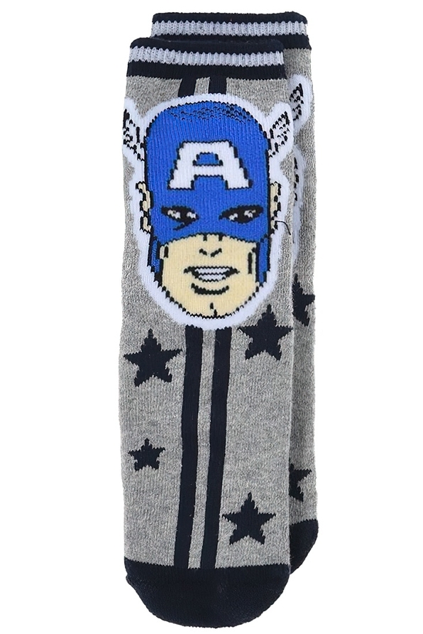 MARVEL AVENGERS TERRY-COTTON SLIPPERS ANTI-SLIP WITH ABS