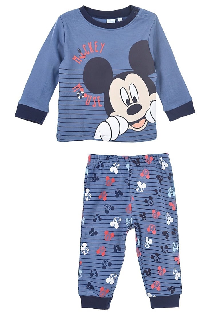 DISNEY MICKΕY MOUSE ΒΡΕΦΙΚΗ ΒΑΜΒΑΚΕΡΗ ΠΙΤΖΑΜΑ ΜΠΑΤΖΑΚΙ ΜΕ ΛΑΣΤΙΧΟ