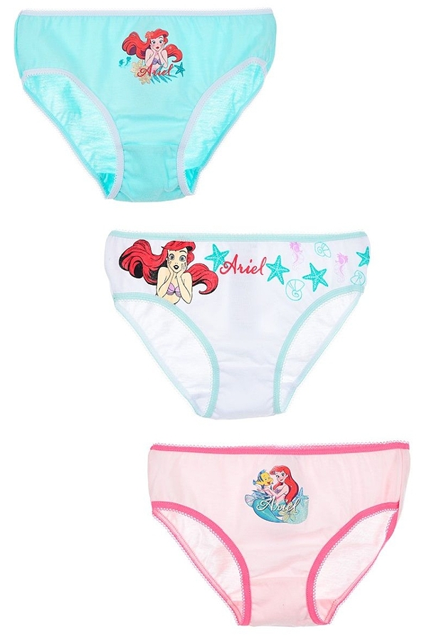 DISNEY PRINCESS ARIEL 3-PACK ΚΟΡΙΤΣΙΣΤΙΚΑ ΒΑΜΒΑΚΕΡΑ ΣΛΙΠ ΜΕ GLITTER ΛΕΠΤΟΜΕΡΕΙΕΣ