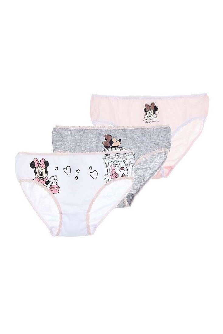 DISNEY MINNIE MOUSE 3-PACK ΚΟΡΙΤΣΙΣΤΙΚΑ ΒΑΜΒΑΚΕΡΑ ΣΛΙΠ ΜΕ GLITTER ΛΕΠΤΟΜΕΡΕΙΕΣ