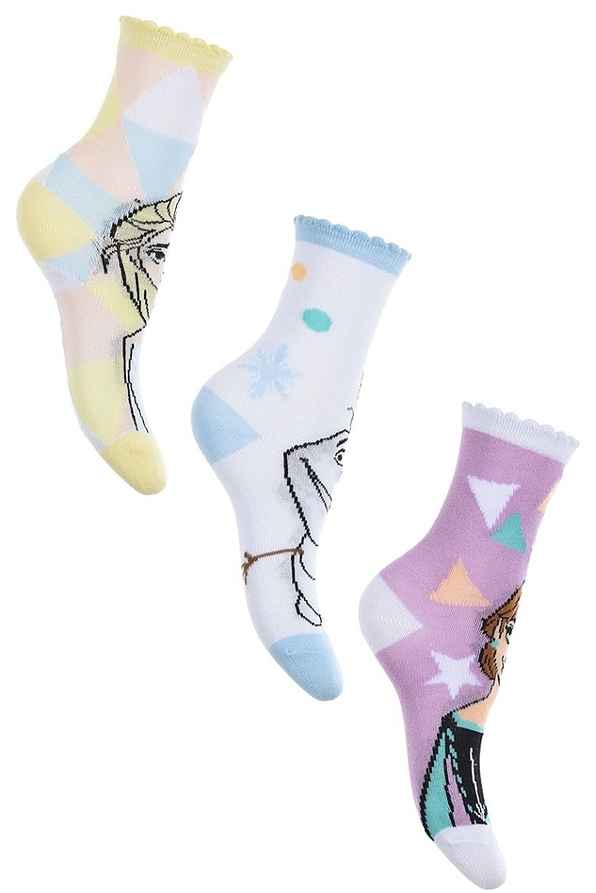 DISNEY FROZEN 3-PACK GIRL COTTON SOCKS