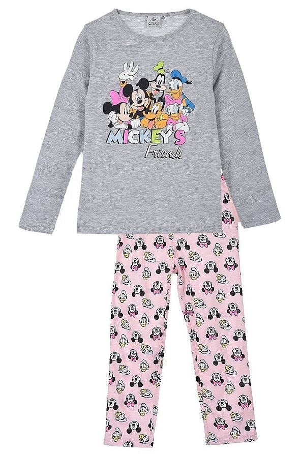 DISNEY MINNIE MOUSE GIRL COTTON PYJAMAS OPEN LEGS