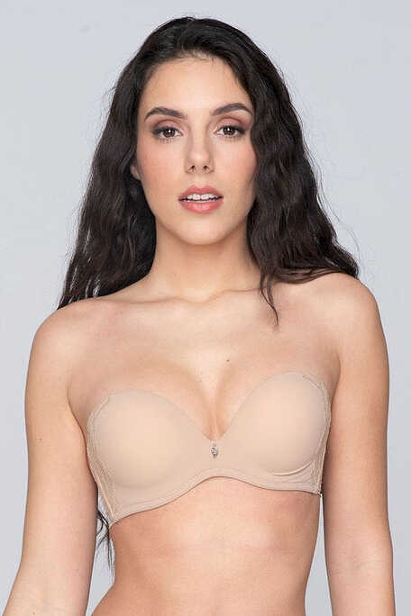 MELODY ΓΥΝΑΙΚΕΙΟ STRAPLESS ΣΟΥΤΙΕΝ ΜΕ ΔΑΝΤΕΛΑ ΕΛΑΦΡΙΑ ΕΝΙΣΧΥΣΗ ΚΑΙ ΚΡΥΦΗ ΜΠΑΝΕΛΑ ΙΔΑΝΙΚΟ ΓΙΑ ΝΥΦΕΣ