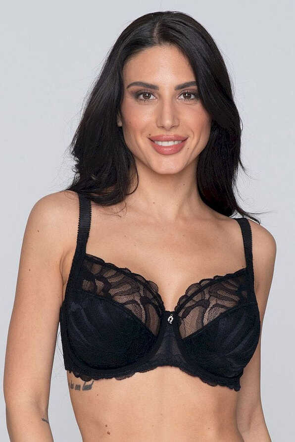MELODY WOMAN UNPADDED WIRED FULL CUP BRA WITH LACE