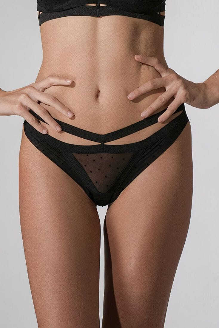 GALAXY ΓΥΝΑΙΚΕΙΟ ΣΛΙΠ BIKINI ΜΕ ΔΑΝΤΕΛΑ