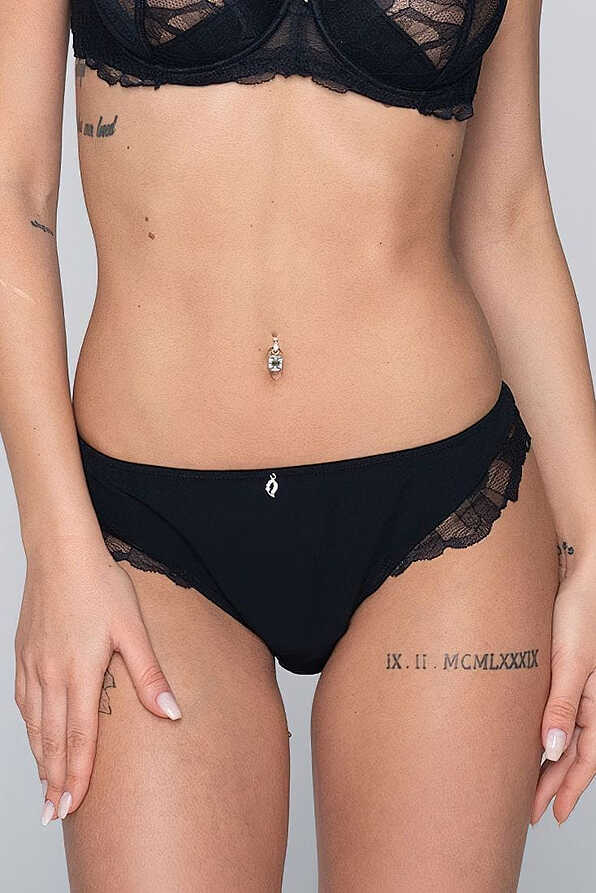 MELODY WOMAN BRAZIL BRIEF WITH LACE BREATHABLE WITH COTTON GUSSET IDEAL FOR BRIDES