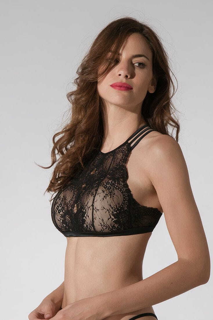 PRESTIGE ΓΥΝΑΙΚΕΙΟ BRALETTE ΣΟΥΤΙΕΝ ΜΕ ΔΑΝΤΕΛΑ