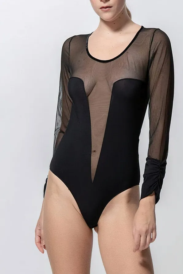 LUNA GRACE - ΓΥΝΑΙΚΕΙΟ ΜΑΥΡΟ ΚΟΡΜΑΚΙ ΜΕ ΣΧΕΔΙΟ ΠΙΣΩ