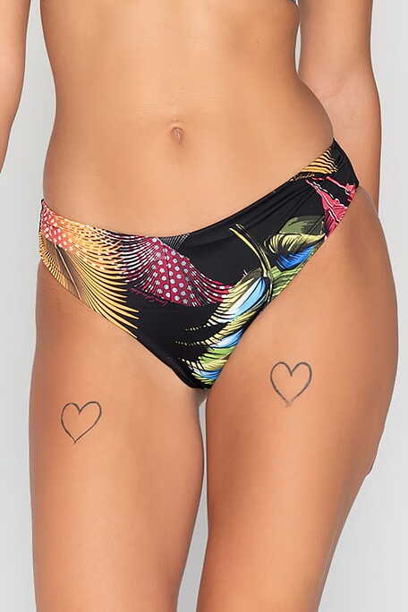 EDEN ΓΥΝΑΙΚΕΙΟ ΜΑΓΙΟ SLIP BIKINI 5 CM ΣΤΟ ΠΛΑΙ TROPICAL