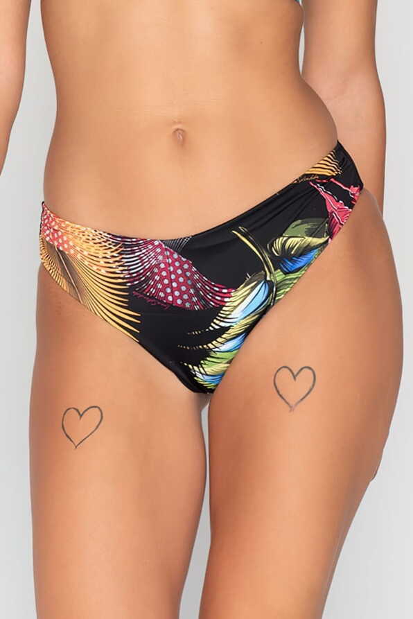 EDEN ΓΥΝΑΙΚΕΙΟ ΜΑΓΙΟ SLIP BIKINI 5 CM ΣΤΟ ΠΛΑΙ TROPICAL