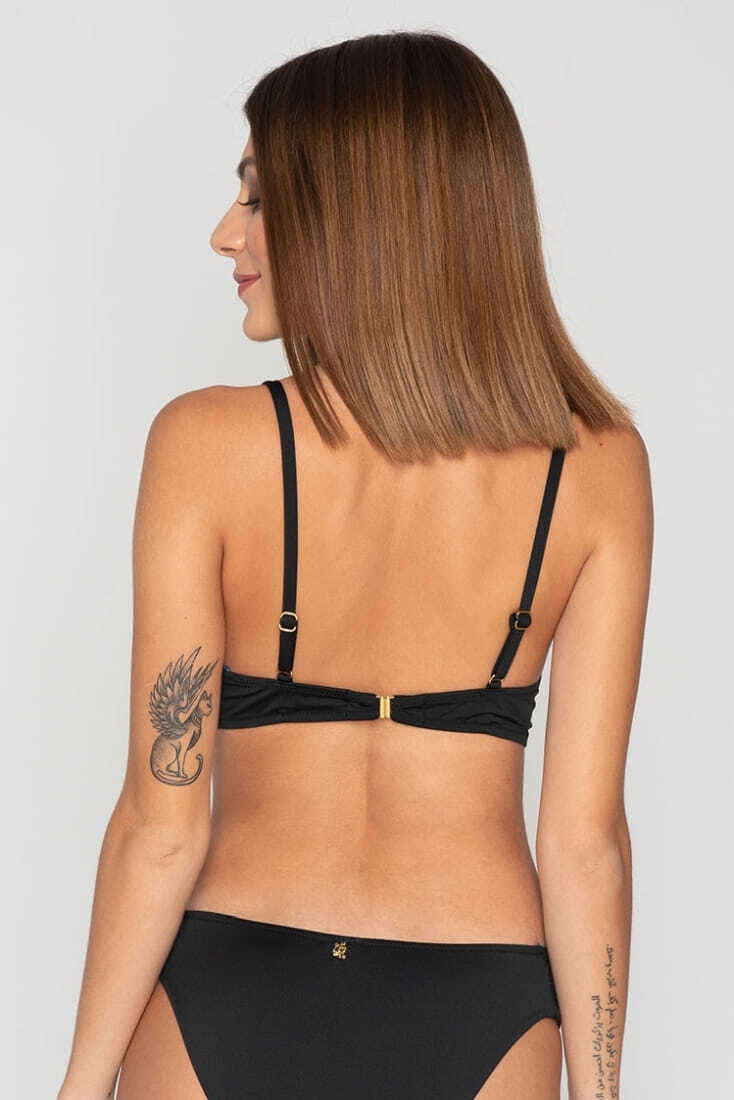 SCARLET ΓΥΝΑΙΚΕΙΟ ΜΑΓΙΟ TOP BALCONETTE ΜΕ ΕΛΑΦΡΙΑ ΕΝΙΣΧΥΣΗ ΧΩΡΙΣ ΜΠΑΝΕΛΑ ΠΛΙΣΕ ΜΟΝΟΧΡΩΜΟ