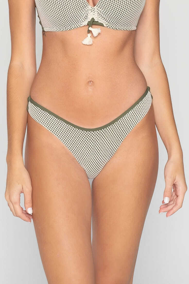 ARIEL ΓΥΝΑΙΚΕΙΟ ΜΑΓΙΟ SLIP BRAZIL V PULL-UP HIGH LEG ΓΥΑΛΙΣΤΕΡΟ ΔΙΧΤΥΩΤΟ