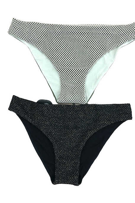 ARIEL ΓΥΝΑΙΚΕΙΟ ΜΑΓΙΟ SLIP BIKINI 5 CM ΣΤΟ ΠΛΑΙ ΓΥΑΛΙΣΤΕΡΟ ΔΙΧΤΥΩΤΟ