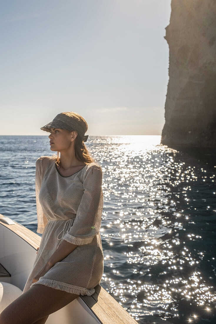 ARIEL ΓΥΝΑΙΚΕΙΟ ΚΑΦΤΑΝΙ ΓΥΑΛΙΣΤΕΡΟ ΔΙΧΤΥΩΤΟ ΜΕ ΚΡΟΣΙΑ ΚΑΙ ΔΕΣΙΜΟ ΣΤΗ ΜΕΣΗ