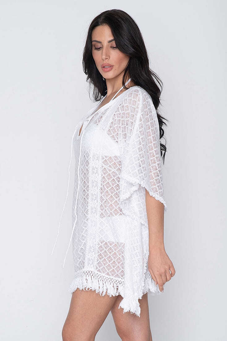 ELISA ΓΥΝΑΙΚΕΙΟ ΚΑΦΤΑΝΙ ΜΟΝΟΧΡΩΜΟ ΥΦΑΝΤΟ ΜΕ ΚΡΟΣΣΙΑ