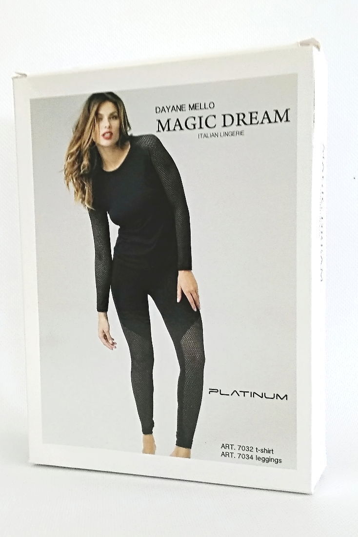 MAGIC DREAM - LEGGINGS ΚΟΛΑΝ ΜΕ ΛΕΠΤΟΜΕΡΕΙΑ ΔΙΧΤΥ ΜΠΡΟΣΤΑ