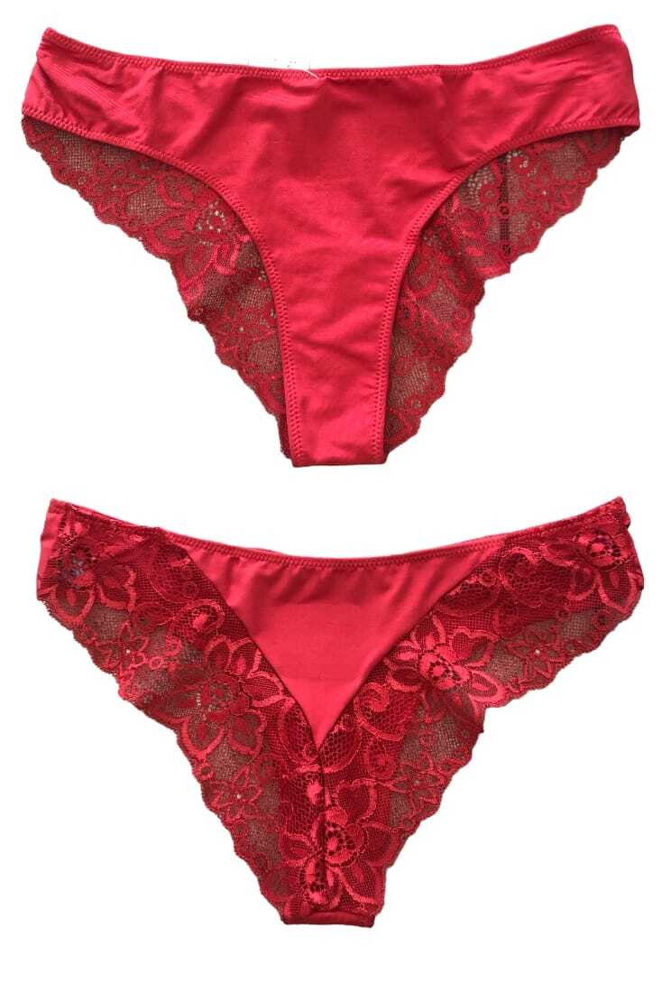 ΓΥΝΑΙΚΕΙΟ ΕΛΑΣΤΙΚΟ ΣΛΙΠ BIKINI ΜΕ ΔΑΝΤΕΛΑ