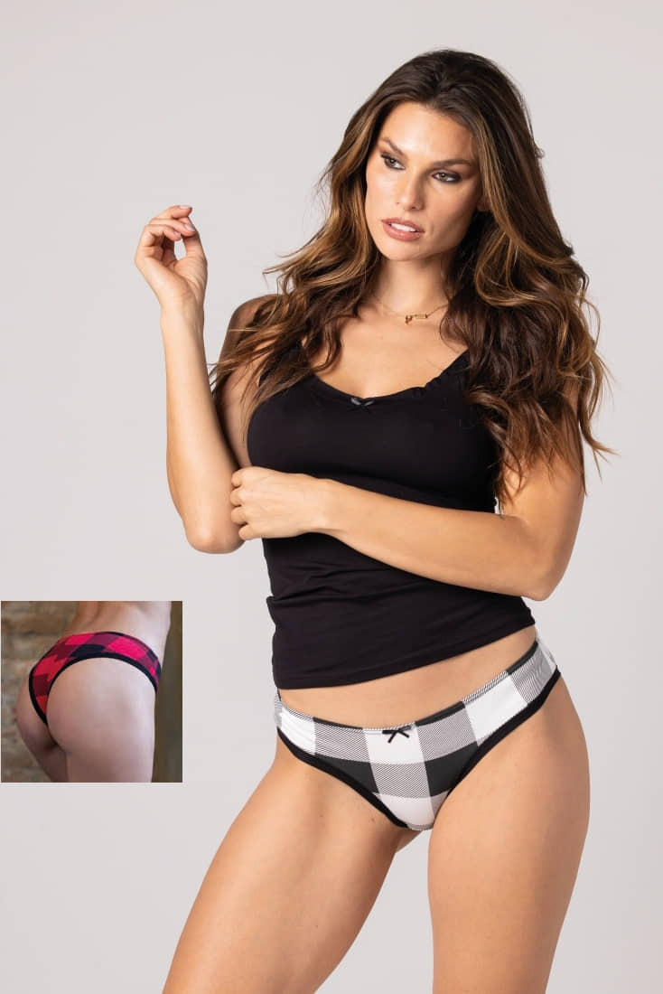 ΓΥΝΑΙΚΕΙΟ ΒΑΜΒΑΚΕΡΟ ΣΕΤ ΦΑΝΕΛΑΚΙ ΜΟΝΟΧΡΩΜΟ ΜΕ ΣΛΙΠ BIKINI ΤΑΡΤΑΝ