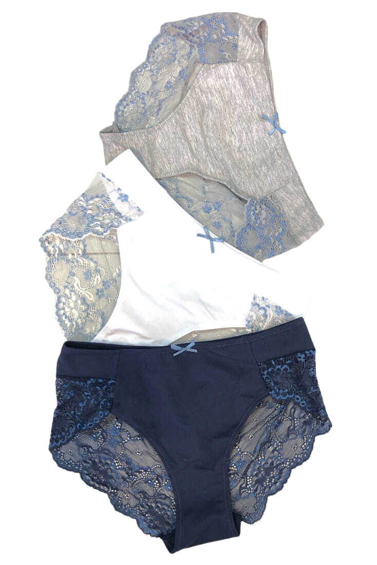 ΓΥΝΑΙΚΕΙΟ ΣΛΙΠ COULOTTE ΒΑΜΒΑΚΕΡΟ ΜΕ  ΔΑΝΤΕΛΑ