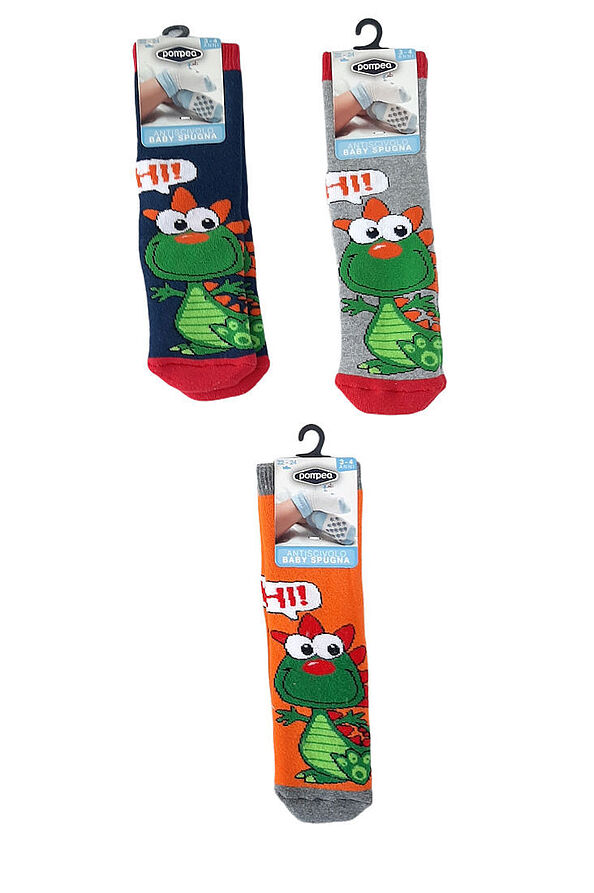 POMPEA DRAKE - BABY SOCKS WITH ANTI-SLIP