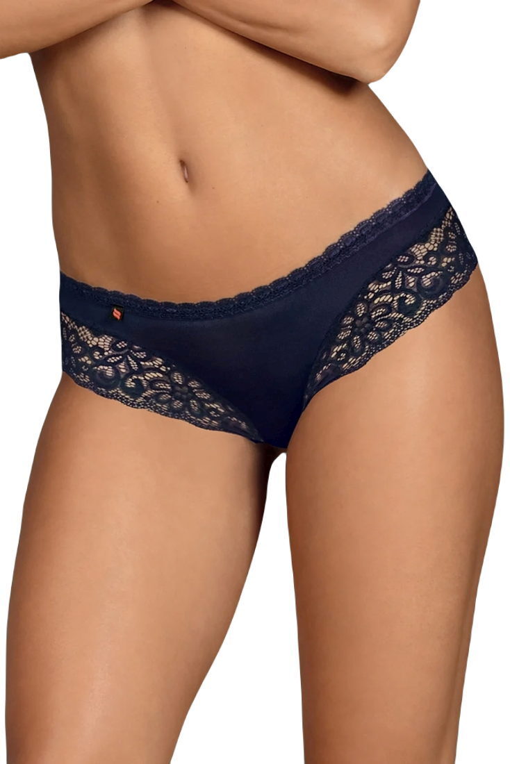 OBSESSIVE DRIMERA- SEXY HIPSTER DEEP BLUE SLIP IN LACE