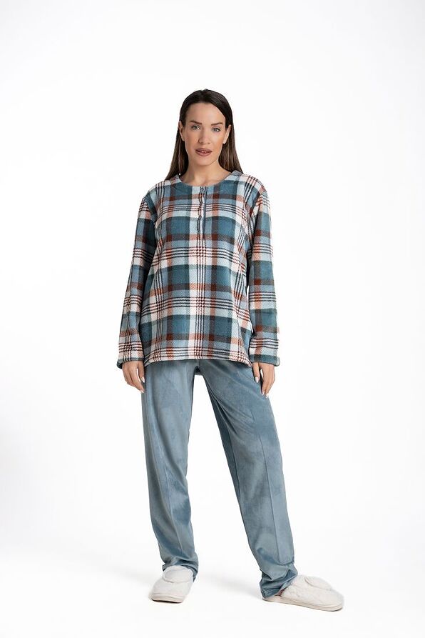 ΓΥΝΑΙΚΕΙΑ FLEECE ΒΕΛΟΥΔΟ ΠΙΤΖΑΜΑ ΠΑΤΙΛΕΤΑ ΚΑΡΟ & ΑΝΟΙΧΤΟ ΜΠΑΤΖΑΚΙ