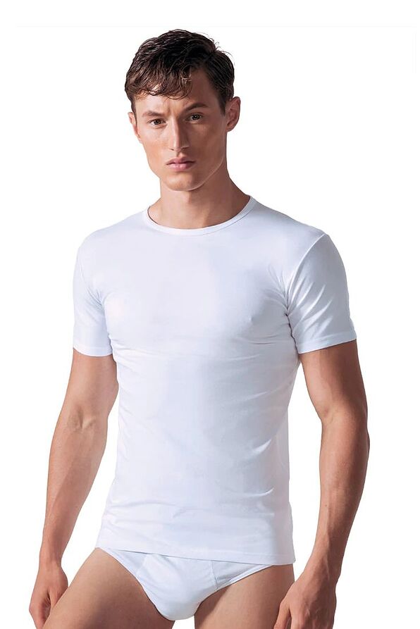 MEN SPORT T-SHIRT WITH SHORT SLEEVES